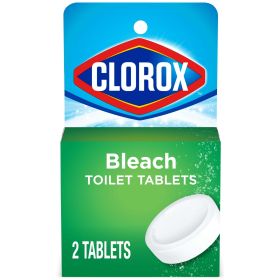 Clorox Bleach Automatic Toilet Bowl Cleaner Tablets, 2 Pack