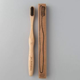 Bamboo Toothbrush (Duo) (Color 2: Black, Color 1: Black)